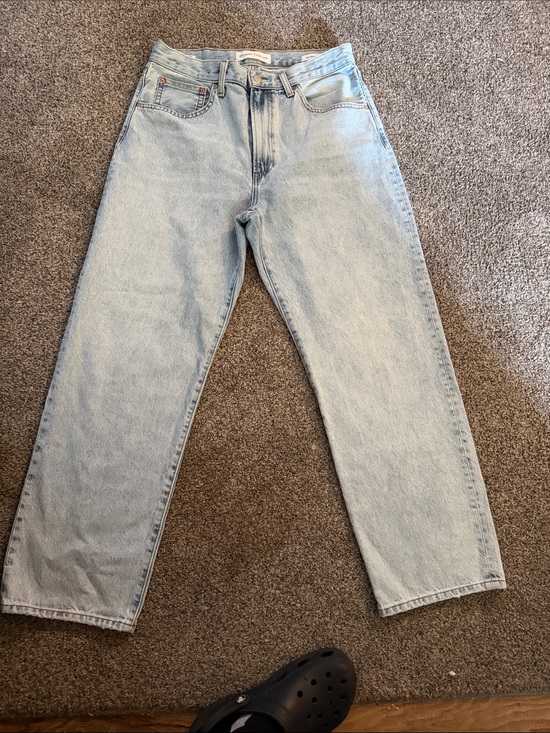 Denim Forum Denim - Denim Forum Light Blue Relaxed Straight Jeans - Women's